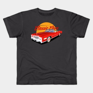 Classic Cars Red Candy Kids T-Shirt